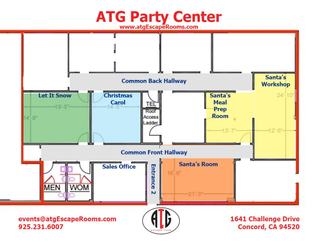 ATG Party Center - Challenge Drive 11x8.5 Winter Wonderland
